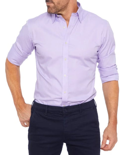 Men's Shirt Wrinkle-Free Iron-Free