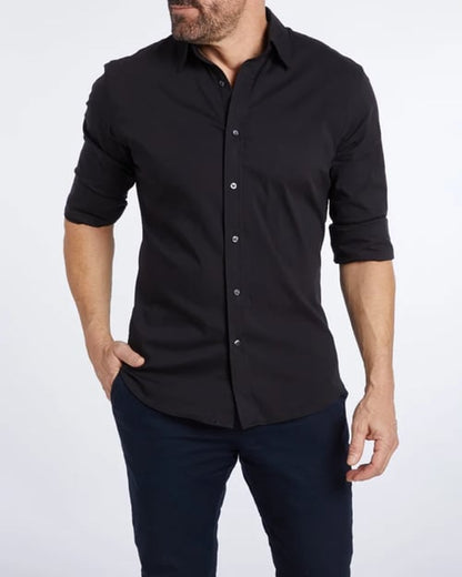 Men's Shirt Wrinkle-Free Iron-Free