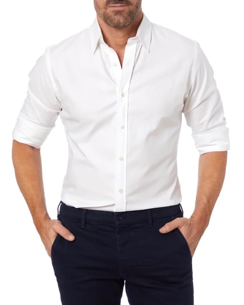 Men's Shirt Wrinkle-Free Iron-Free