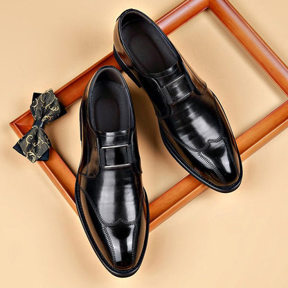 Men's Leather Shoes Elegant Flat