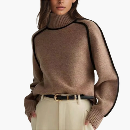 Large Turtleneck Sweater Oversized Warm
