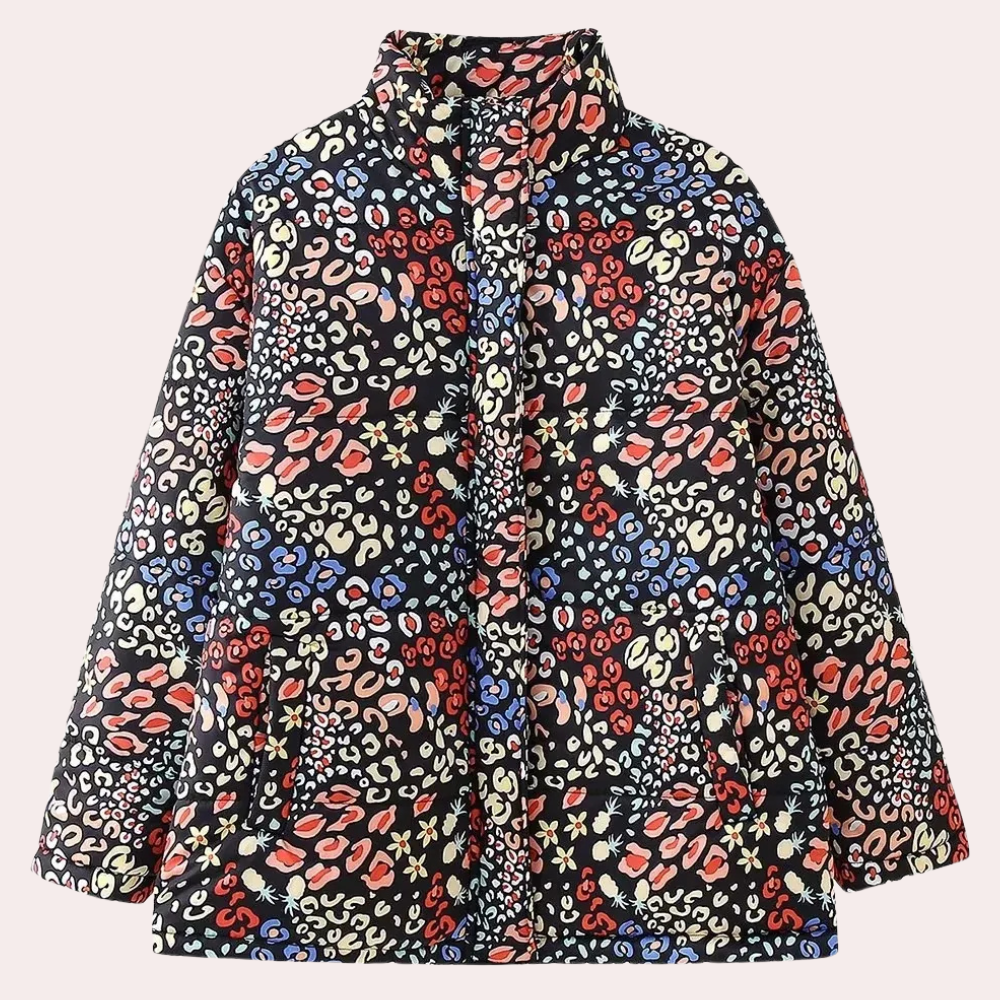 Long Women's Puffer Jacket Warm and Comfortable
