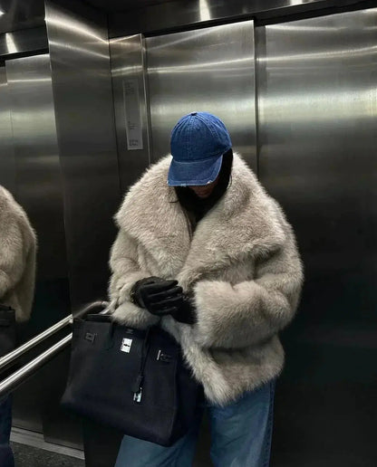 Soft Faux Fur Coat Winter Coat
