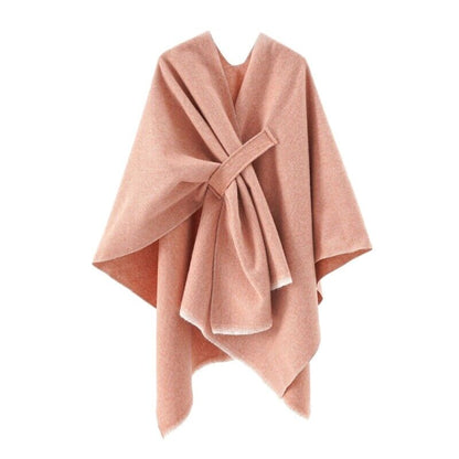 Cashmere Poncho Elegant Women's Fashion