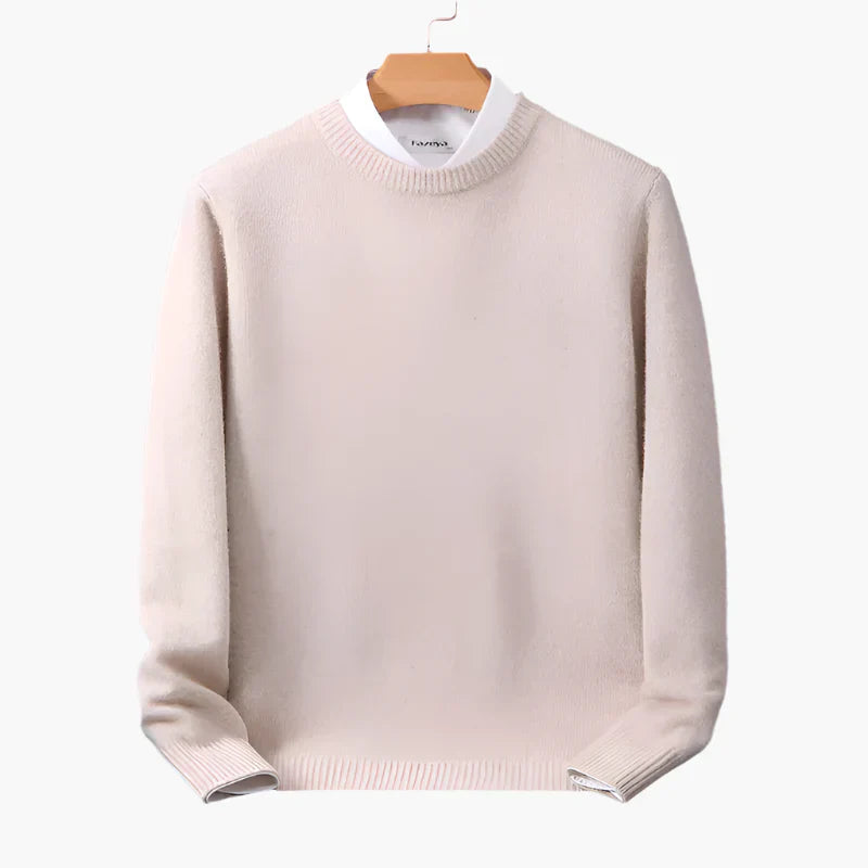 Elegant Business Sweater with Collar