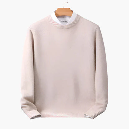 Elegant Business Sweater with Collar