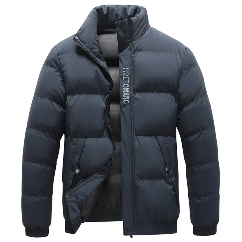 Herren Winterjacke Warm Wasserdicht Modern - IdealeKleiden
