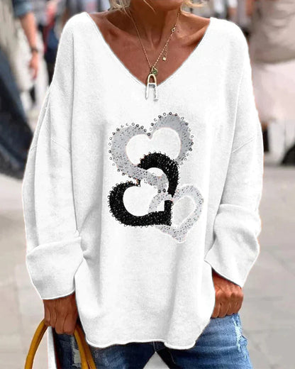 Comfortable Women's Sweater Modern Style