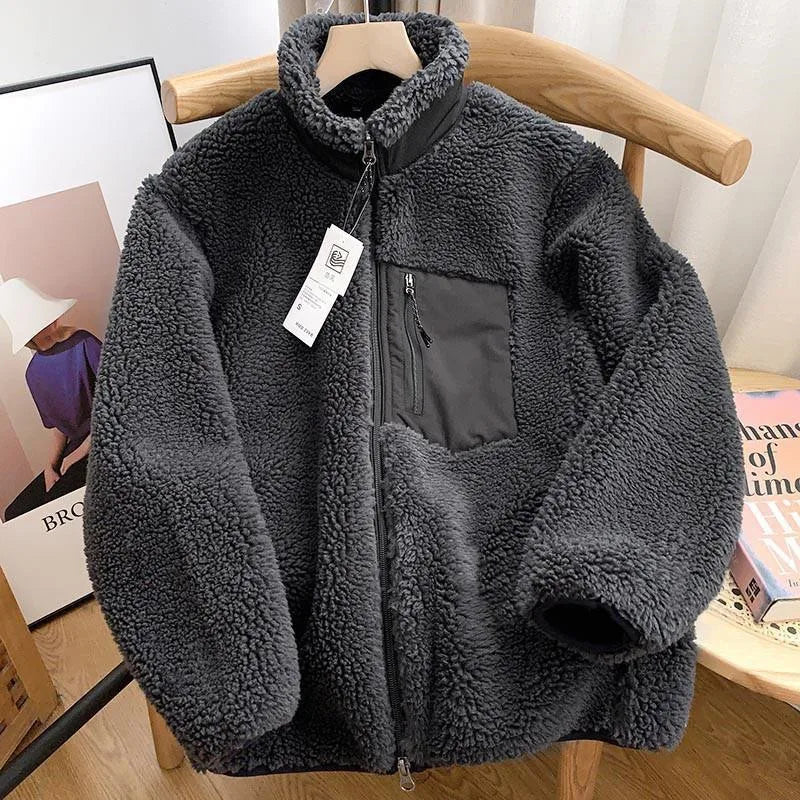 Men's Quilted Jacket Modern Zipper Pocket