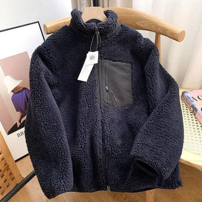 Men's Quilted Jacket Modern Zipper Pocket