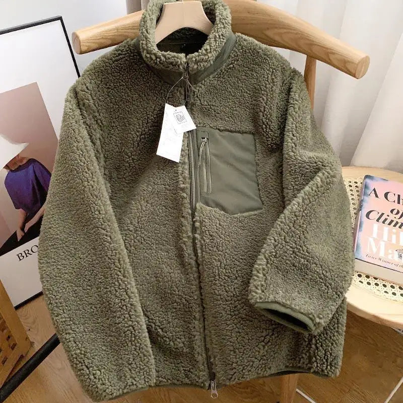 Men's Quilted Jacket Modern Zipper Pocket