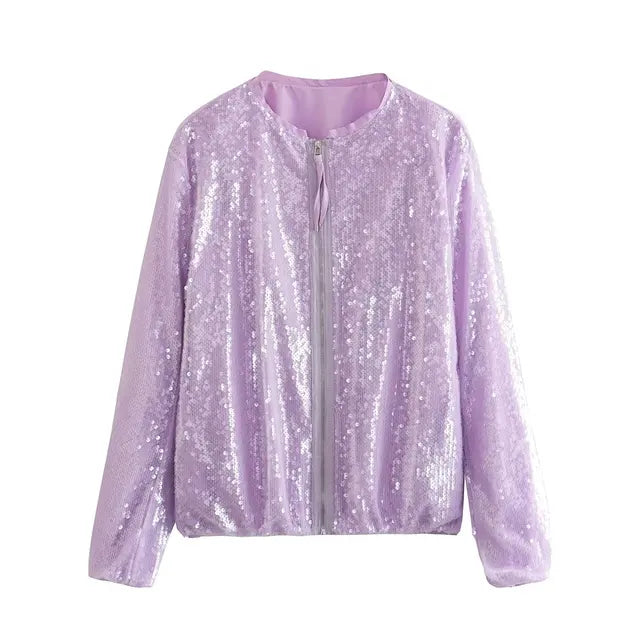 Elegante Damenjacke Glänzend