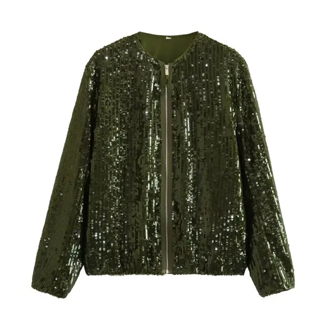 Elegante Damenjacke Glänzend