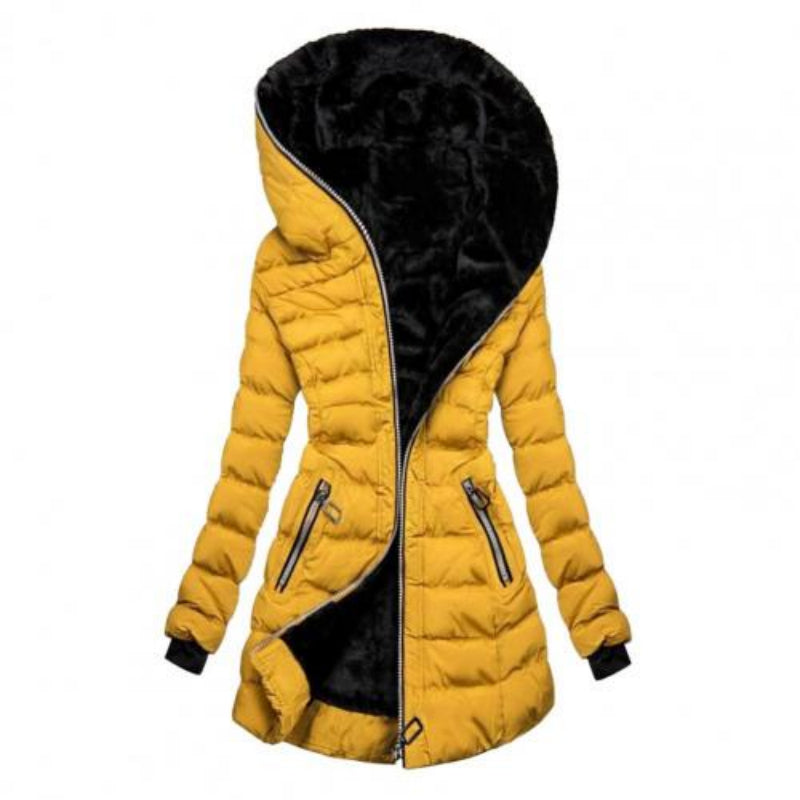 Women's Long Winter Jacket Down Coat Warm Hooded