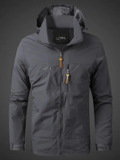 Waterproof Men's Parka Jacket Hooded