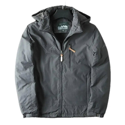 Men's Winter Jacket Fleece Insulated Hooded