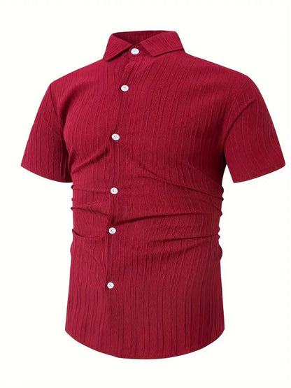 Men's Short Sleeve T-Shirt Elegant Style