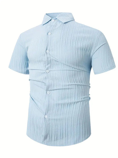 Men's Short Sleeve T-Shirt Elegant Style