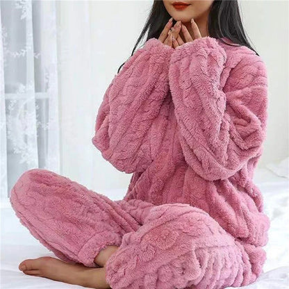 Women's Comfortable Pink Pajama Set