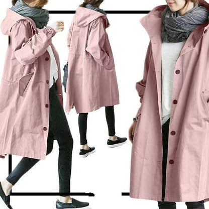 Stylish Women's Waterproof Trench Coat