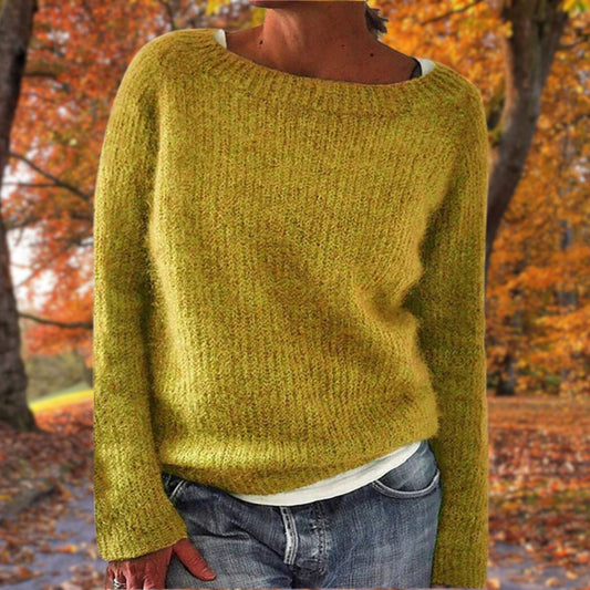 Eleganter Wollpullover Damen Modisch - IdealeKleiden
