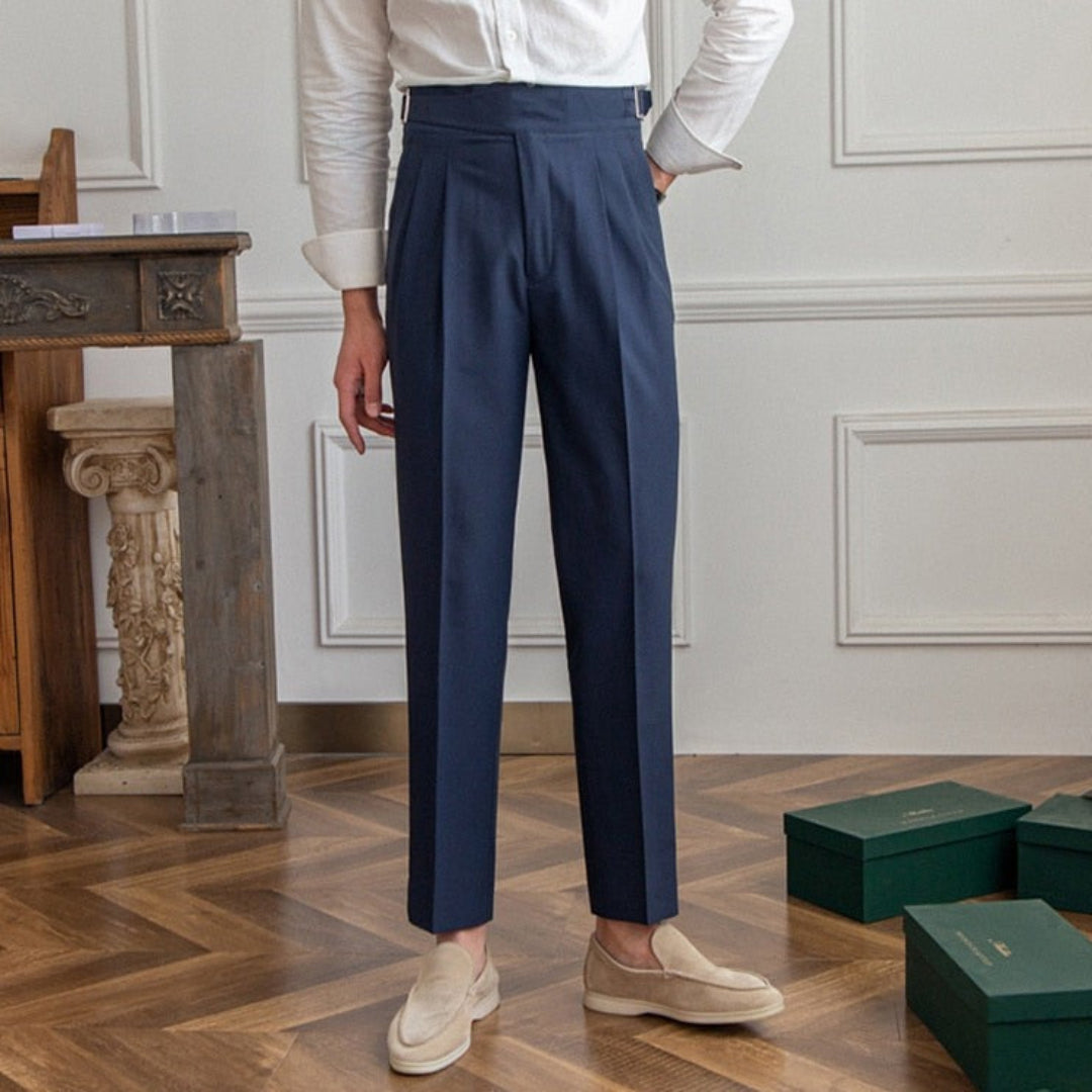 Men's Suit Trousers High Quality Elegant