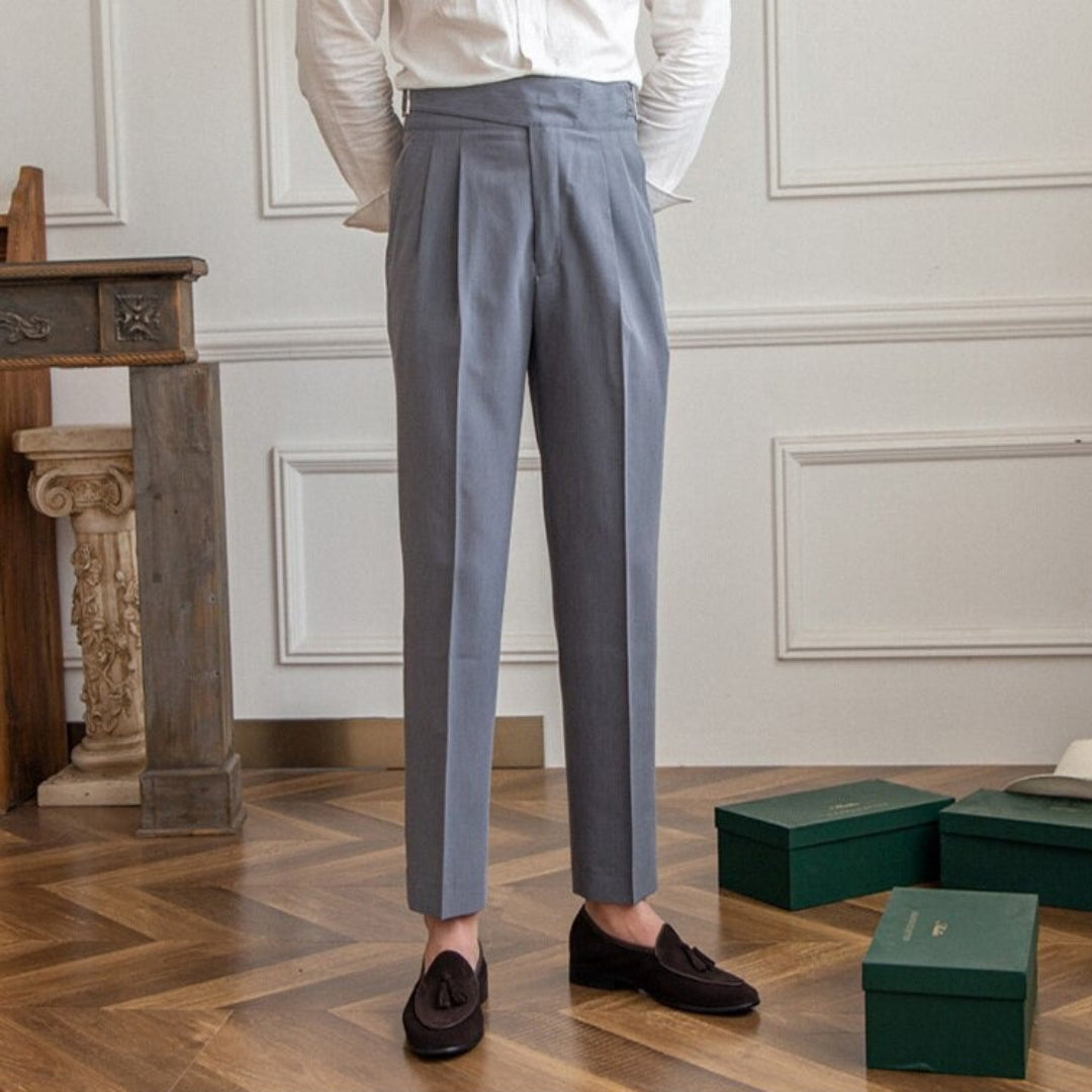 Men's Suit Trousers High Quality Elegant