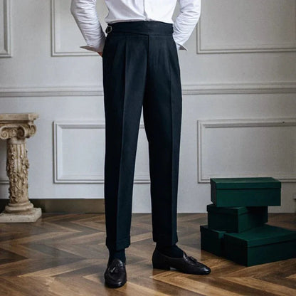 Comfortable Men's Trousers Straight Casual Style