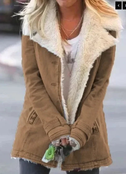 Women's Protective Warm Winter Parka Jacket