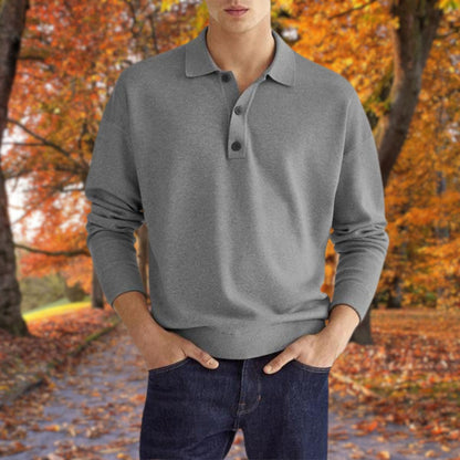 Men's Polo Sweater Classic Modern