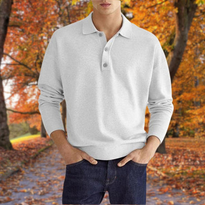 Men's Polo Sweater Classic Modern