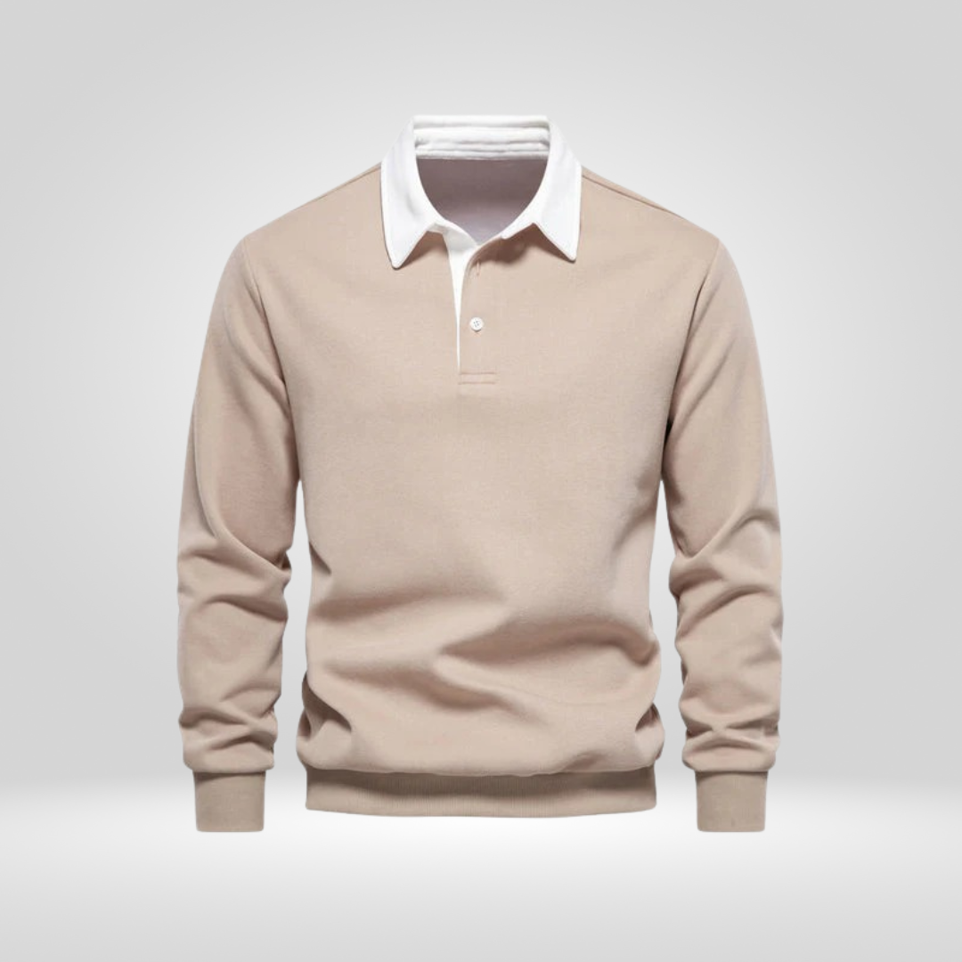 Men's Polo Sweater Casual Collar Style