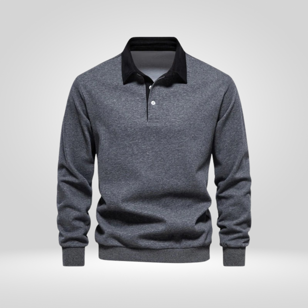 Men's Polo Sweater Casual Collar Style