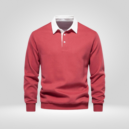 Men's Polo Sweater Casual Collar Style