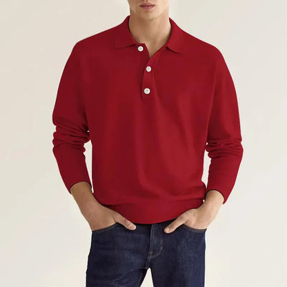 Men's Classic Collared Polo Sweater