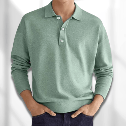Men's Classic Collared Polo Sweater