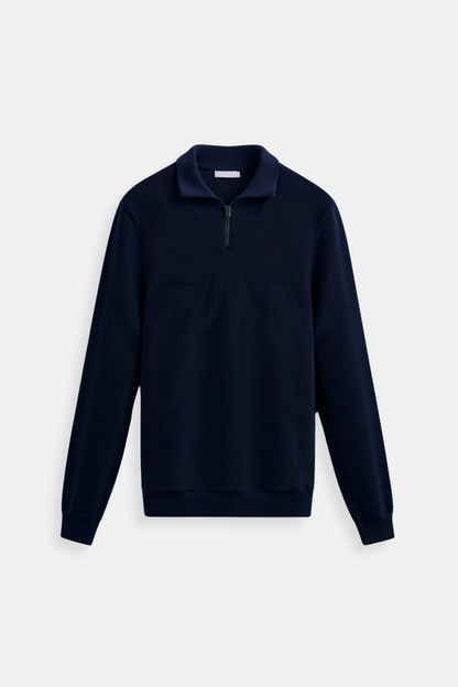 Men's Polo Jumper Quarter-Zip Collar