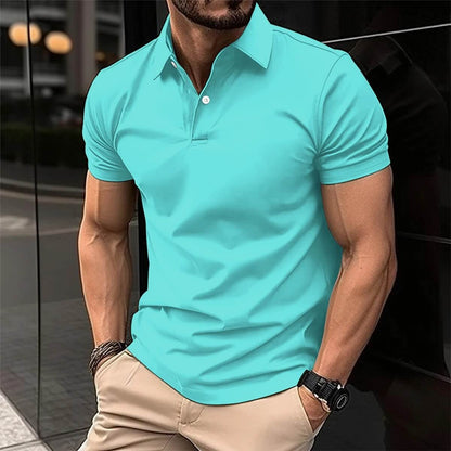 Men's Short-Sleeve Polo Shirt Modern Style