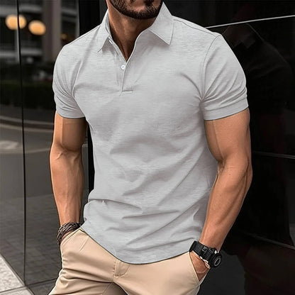 Men's Short-Sleeve Polo Shirt Modern Style