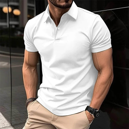 Men's Short-Sleeve Polo Shirt Modern Style