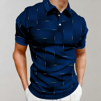 Classic Men's Short Sleeve Polo Shirt Summer