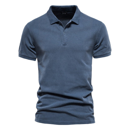 Men's Short-Sleeve Polo Shirt Elegant Look