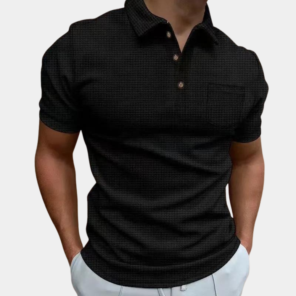 Men's Short Sleeve Polo Shirt Summer Model
