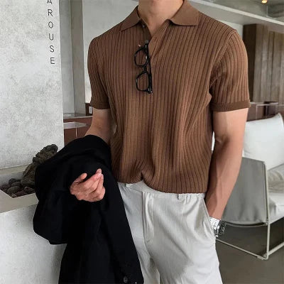 Men's Classic White Polo Shirt