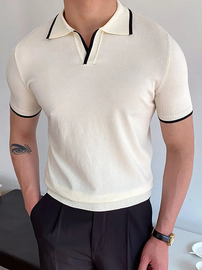 Men's Short-Sleeve Polo Shirt Casual