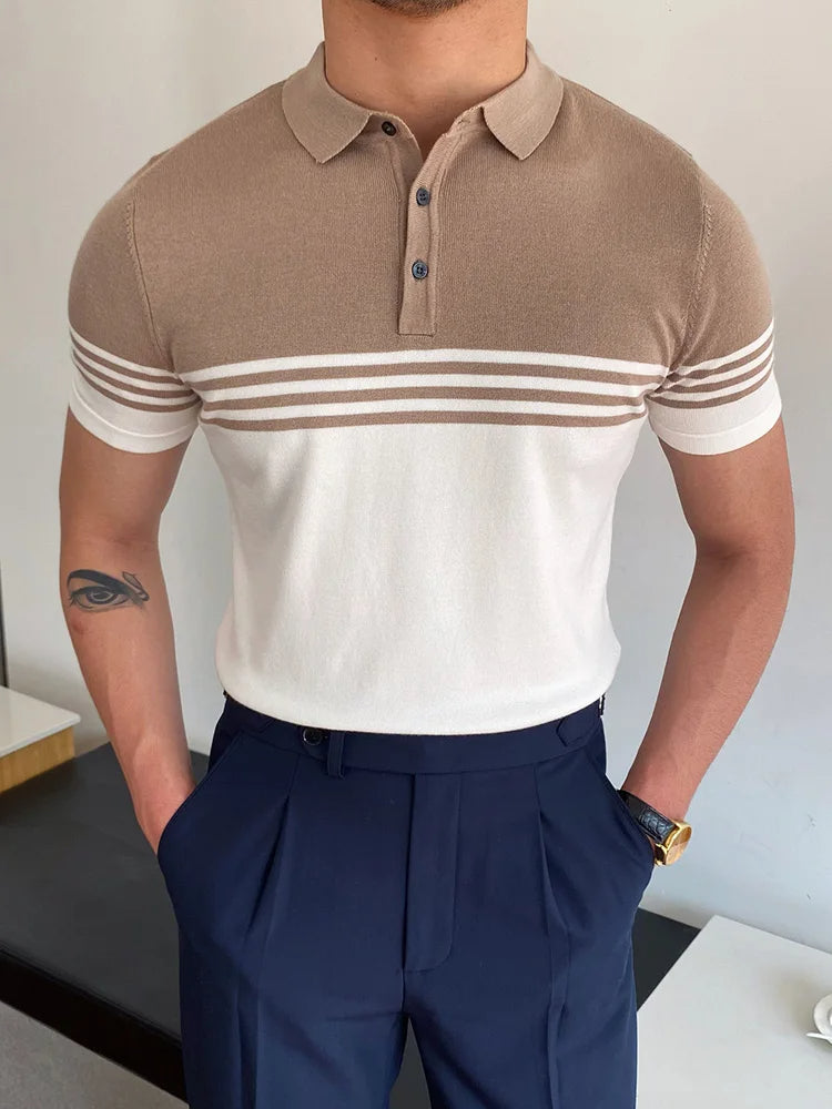 Men's Short-Sleeve Polo Shirt Casual