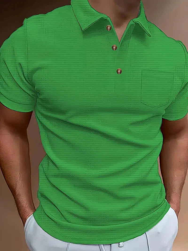 Men's Classic Short-Sleeve Polo Shirt
