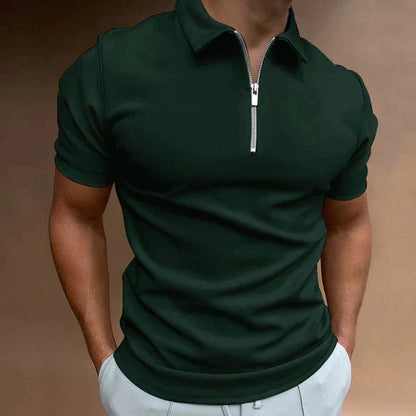 Men's Short-Sleeved Sporty Polo Shirt