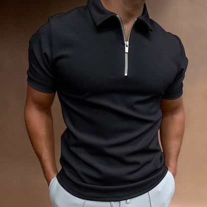 Men's Short-Sleeved Sporty Polo Shirt