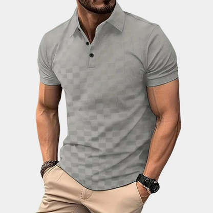 Men's Short Sleeve Polo Shirt Classic Collar